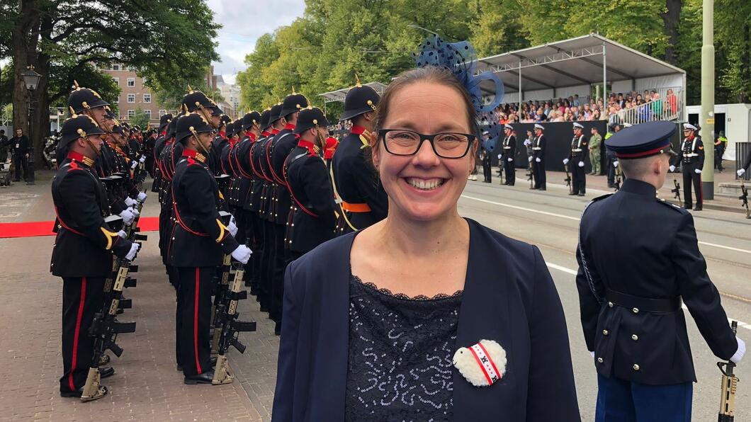 Foto van Elke op Prinsjesdag