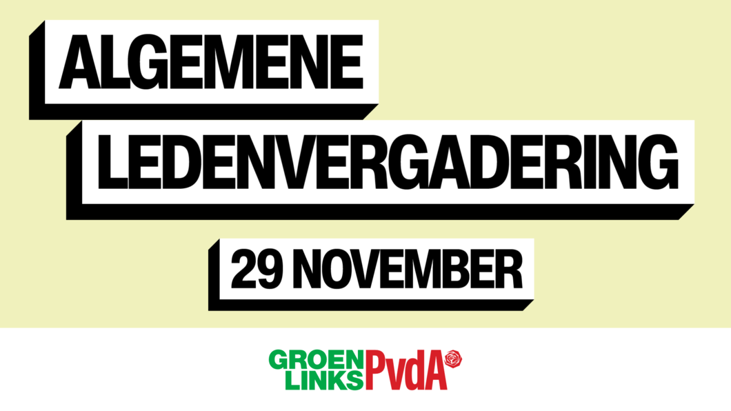 Tekst: algemene ledenvergadering 29 november