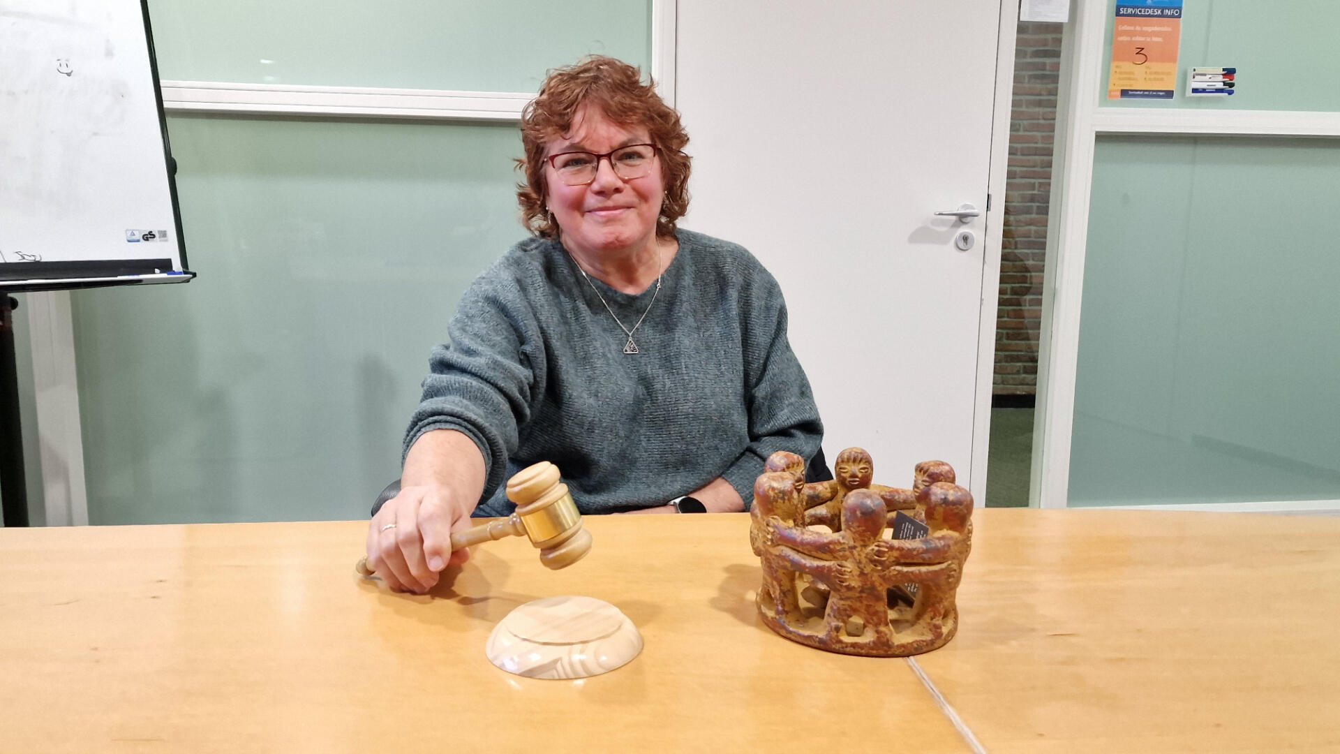 Nieuwe fractievoorzitter Ria Haan