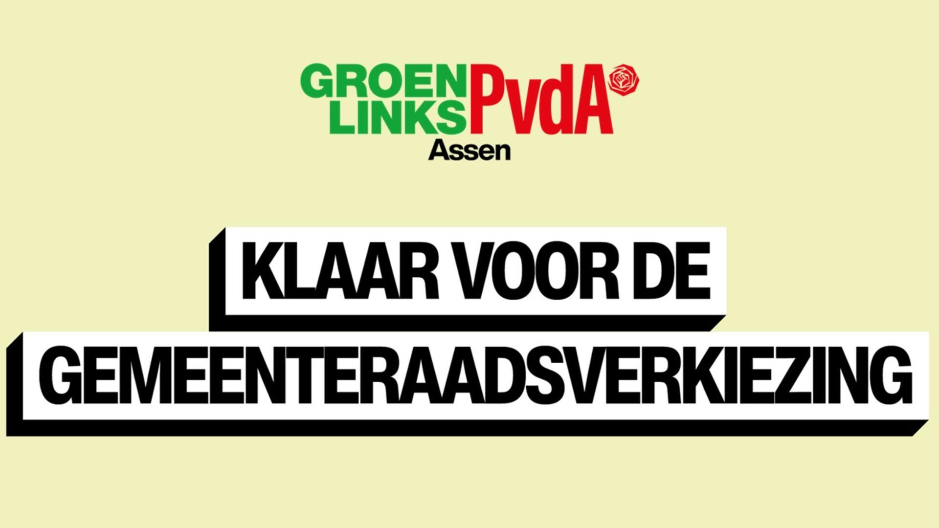 Logo GLPVDA met de tekst 'klaar voor de gemeenteraadsverkiezing'