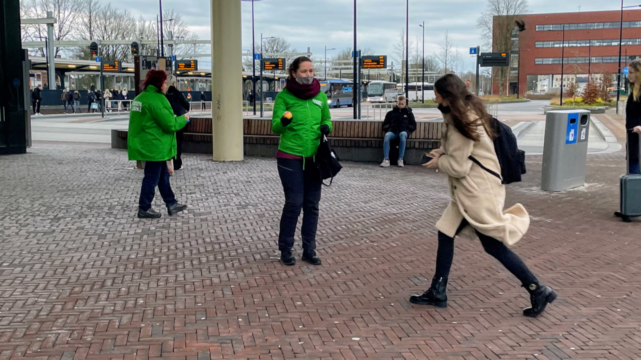 Oogappels station Assen